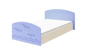 Детская кровать Юниор-2 800 глянец (Миф)